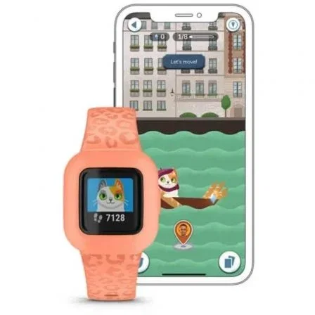 Pulsera Smartband Garmin Vívofit jr. 3/ Peach Leopard