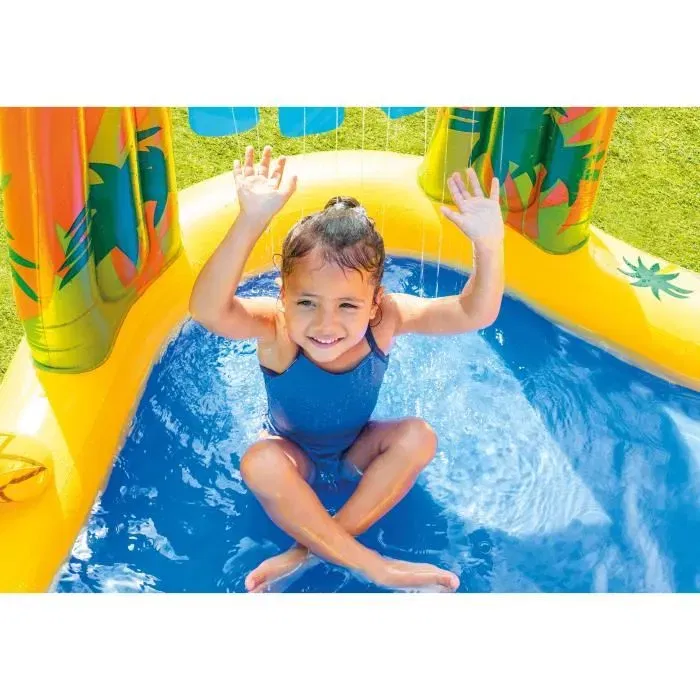 INTEX Piscina Inflable para Niños Dinosaurio Acuático 249 x 191 x 109 cm