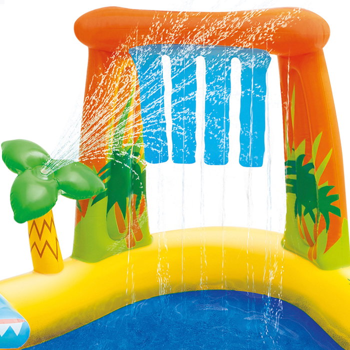 Intex Centro de Juegos Hinchable Dinosaurio con Tobogán y Piscina