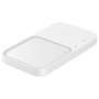 Samsung Cargador Inalámbrico Duo EP-P5400 Blanco | Carga Rápida 15W para Smartphone y Reloj Galaxy y iPhone