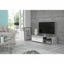 Aucune PILVI Mueble de televisión moderno - Hormigón blanco y gris claro