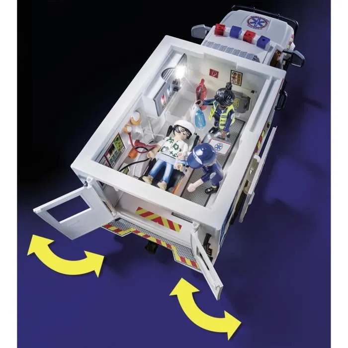 PLAYMOBIL Vehículo de Rescate: US Ambulance 70936