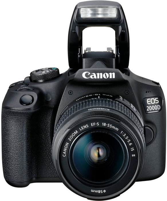 Canon EOS 2000D con Objetivo EF-S 18-55mm IS II