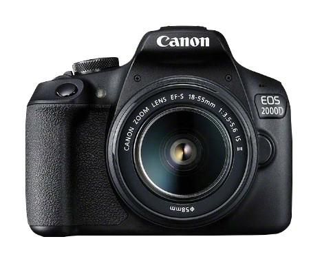 Canon EOS 2000D con Objetivo EF-S 18-55mm IS II