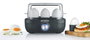 Severin EK 3166 Cocedor de huevos para hasta 6 huevos, Negro mate