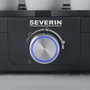 Severin EK 3166 Cocedor de huevos para hasta 6 huevos, Negro mate