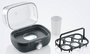 Severin EK 3166 Cocedor de huevos para hasta 6 huevos, Negro mate