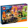LEGO City 60303 Pista Acrobática con Doble Rizo, Set de Construcción de Pista de Acrobacias para Niños y Niñas +7 Años, 598 Piezas