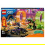 LEGO City 60303 Pista Acrobática con Doble Rizo, Set de Construcción de Pista de Acrobacias para Niños y Niñas +7 Años, 598 Piezas