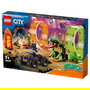 LEGO City 60303 Pista Acrobática con Doble Rizo, Set de Construcción de Pista de Acrobacias para Niños y Niñas +7 Años, 598 Piezas