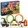 LEGO City 60303 Pista Acrobática con Doble Rizo, Set de Construcción de Pista de Acrobacias para Niños y Niñas +7 Años, 598 Piezas