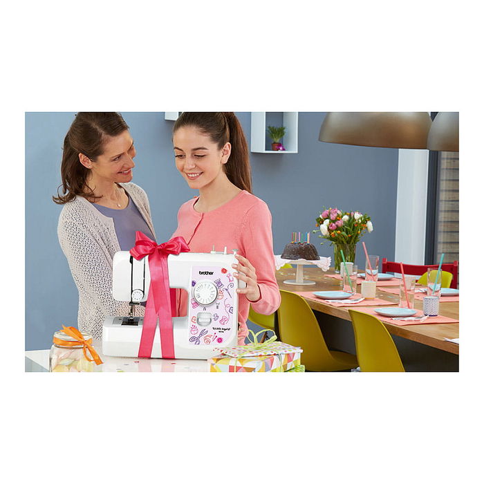 Brother KE14s Máquina de Coser Mecánica Automática Blanco 14 Puntadas Eléctrica