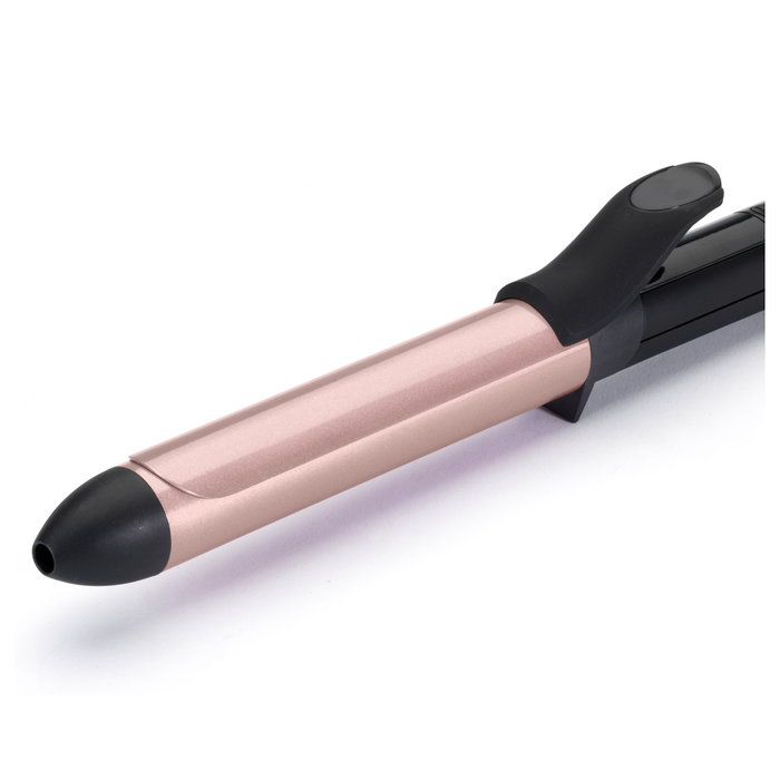 BaByliss C451E Rizador de Pelo 25mm Calor Cerámico 160-210°C Negro y Oro Rosado BaByliss C451E Rizador de Pelo 25mm Calor Cerámico 160-210°C Negro y Oro Rosado