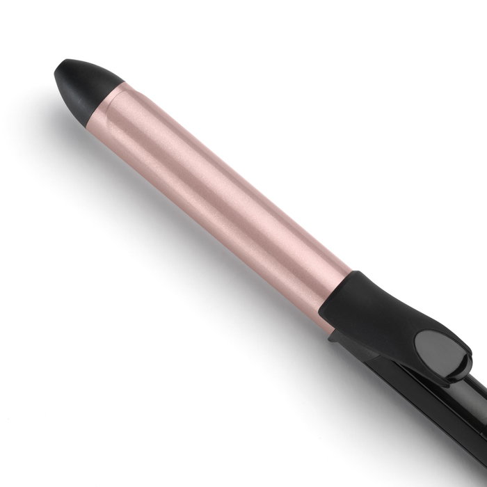 BaByliss Rizador de pelo C451E de 25 mm, Negro y Oro rosado