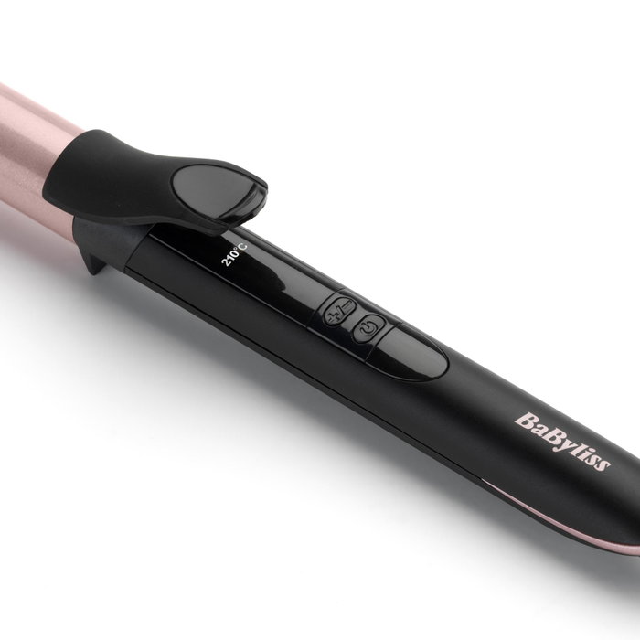 BaByliss Rizador de pelo C451E de 25 mm, Negro y Oro rosado