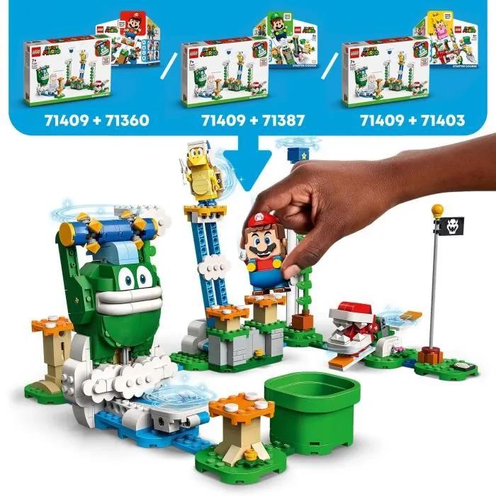 LEGO Super Mario 71409 Maxi-Spike on a Cloud Challenge Juego de expansión, juguete