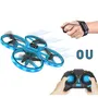 Flybotic Mini Drone con LED, Mando a Distancia Clásico y Movimiento de Muñeca, Looping 360