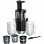 Bosch MESM731M Extractor de jugos de extracción lenta 150W, 55 rpm, Negro/Acero inoxidable