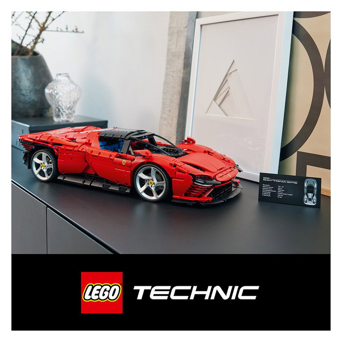 LEGO Technic Ferrari Daytona SP3 42143 Juego Construcción 3778 Piezas