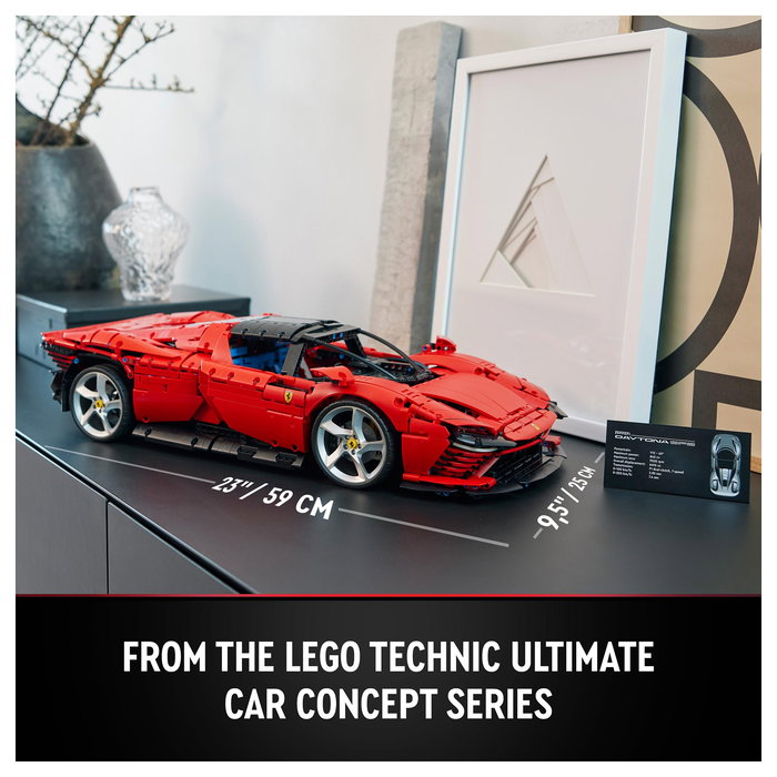 LEGO Technic Ferrari Daytona SP3 42143 Juego Construcción 3778 Piezas