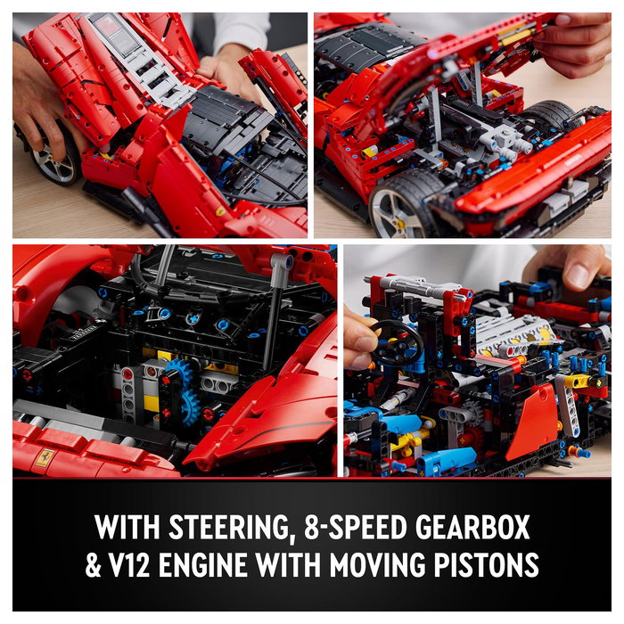 LEGO Technic Ferrari Daytona SP3 42143 Juego Construcción 3778 Piezas