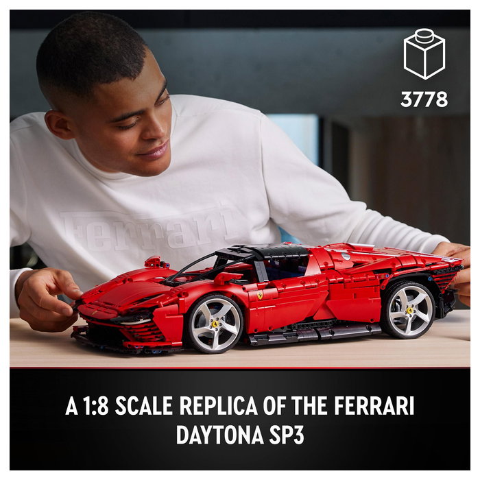 LEGO Technic Ferrari Daytona SP3 42143 Juego Construcción 3778 Piezas