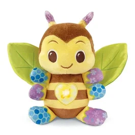 VTECH BABY Maëlle, my Discovery Bee - Abeja de peluche suave y musical hecha con plástico reciclado para bebés