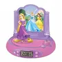 Lexibook Radio Reloj Despertador para Niños Princesas de Disney con Proyecciones de Imágenes