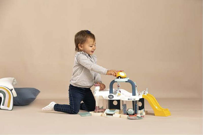 Smoby Garaje Infantil con Actividades 56x32x29cm, Edad Mínima 18 Meses, Plástico Smoby Garaje Infantil con Actividades 56x32x29cm, Edad Mínima 18 Meses, Plástico