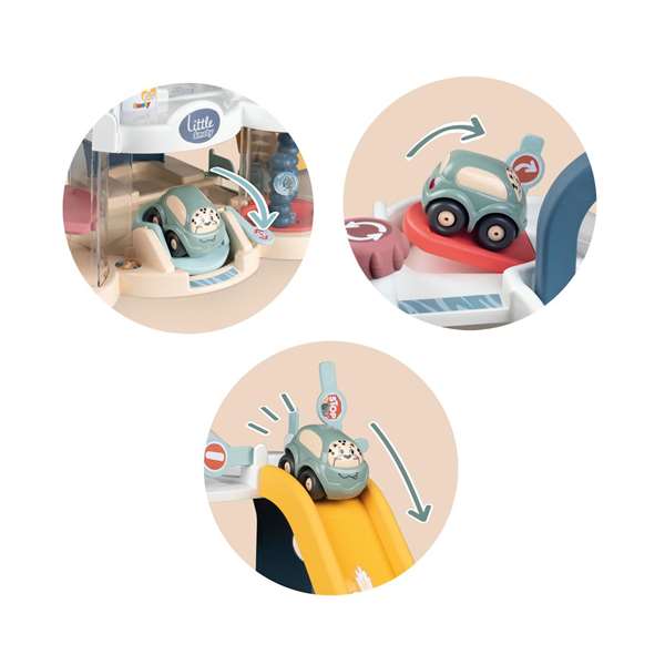 Smoby Garaje Infantil con Actividades 56x32x29cm, Edad Mínima 18 Meses, Plástico Smoby Garaje Infantil con Actividades 56x32x29cm, Edad Mínima 18 Meses, Plástico