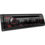 Kenwood KDC-BT450DAB - Autorradio 1 DIN con Bluetooth 4.2, USB, DAB+, CD, Pantalla Táctil LCD y Control para iPod, Negro