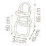 Smoby Baby Nurse Trona de Juguete para Muñecas de hasta 42 cm con Accesorios | Material Plástico, Edad Recomendada 18+ Meses