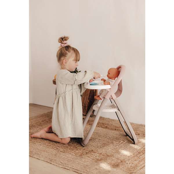 Smoby Baby Nurse Trona de Juguete para Muñecas de hasta 42 cm con Accesorios | Material Plástico, Edad Recomendada 18+ Meses
