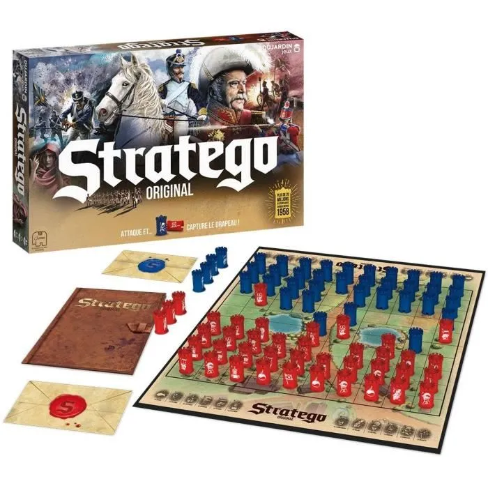 Dujardin Stratego Original 3.0 Jumbo Juego de Mesa para Niños y Adultos a partir de 8 Años