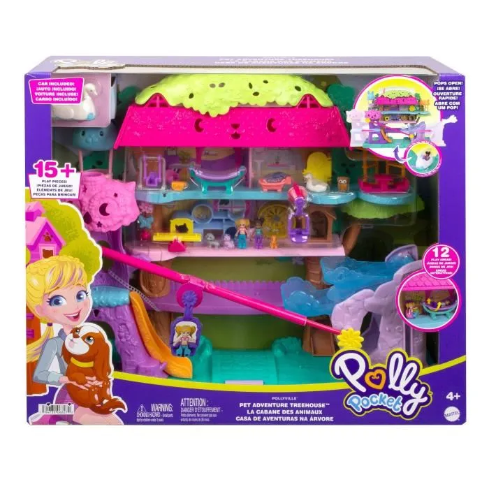 POLLY POCKET - House In The Trees - muñeca miniuniverso - 4 años y +
