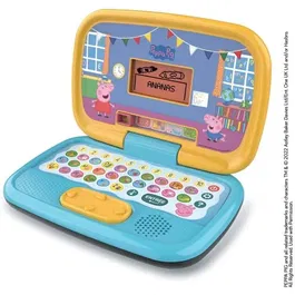 Vtech Mi Computadora Educativa Peppa Pig - Idioma Francés - 15 Actividades Lúdicas para Aprender Letras, Vocabulario y Números