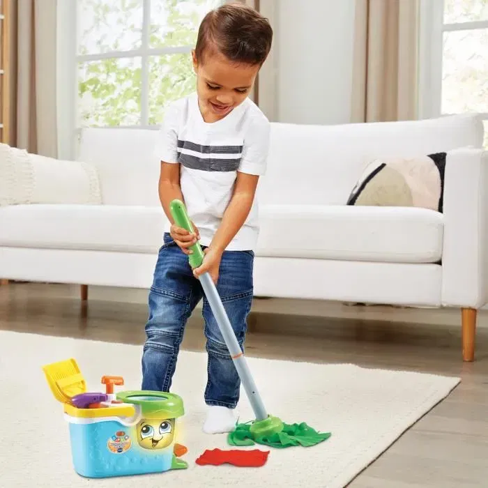 Vtech Carro de limpieza Little Magi'clean Juguete de imitación para niños Idioma francés Vtech Carro de limpieza Little Magi'clean Juguete de imitación para niños Idioma francés