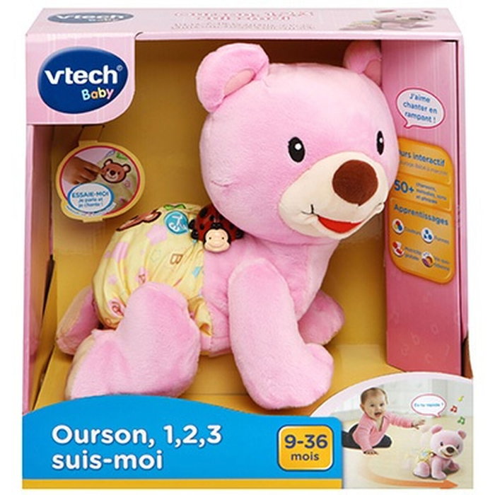 Vtech Baby Oso 1,2,3 Sígueme - Rosa Vtech Baby Oso 1,2,3 Sígueme - Rosa