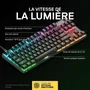 Steelseries Apex 9 TKL FR Teclado para Juegos AZERTY Sin Teclado Numérico Retroiluminado Negro