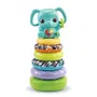 Vtech Baby Nino Baby Elephant Stacko 3 en 1 Plástico de Base Biológica Torre de Apilamiento Juego de Montaje Sonajero Electrónico