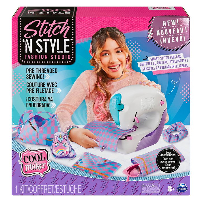 Spin Master Máquina De Coser Stitch'N Style 6063925/125978 para Niños Accesorios de Moda en Español