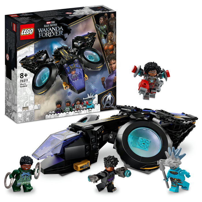LEGO Marvel Super Heroes Shuri's Sunbird - Juego de Construcción 355 Piezas para Niños Niñas a Partir de 8 Años