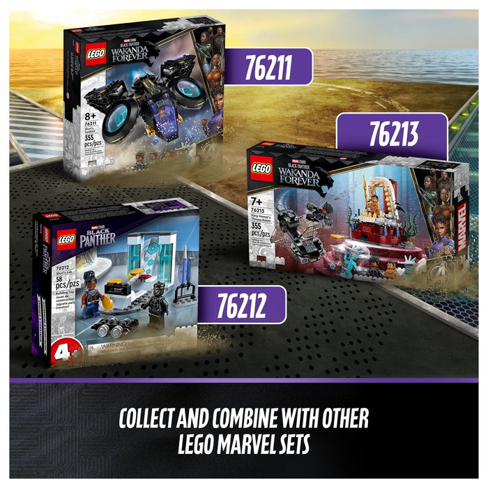 LEGO Marvel Super Heroes Shuri's Sunbird - Juego de Construcción 355 Piezas para Niños Niñas a Partir de 8 Años