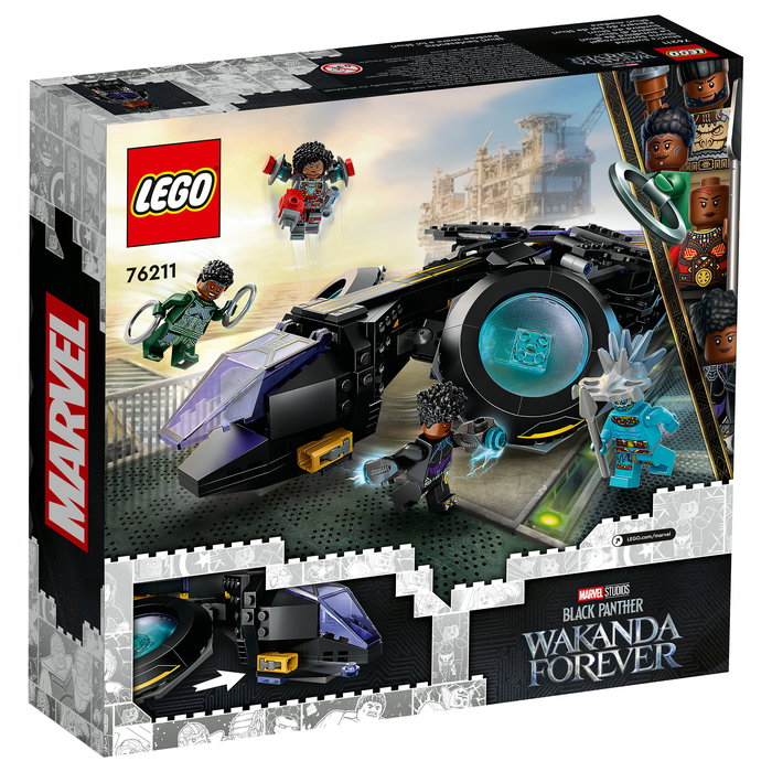 LEGO Marvel Super Heroes Shuri's Sunbird - Juego de Construcción 355 Piezas para Niños Niñas a Partir de 8 Años