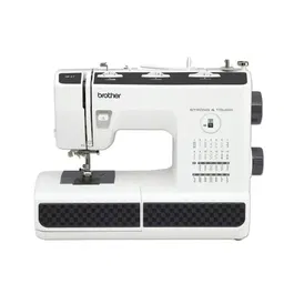 Brother Máquina de Coser HF27 Blanca - 27 Puntos, Enhebrado Automático, Brazo Libre, Iluminación LED