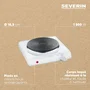 Severin KP 1091 Placa Eléctrica 1500 W Blanco