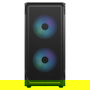 Fractal Design Focus 2 RGB Black Window - Caja de PC ATX/Micro-ATX/Mini-ITX con Ventana Lateral e Iluminación RGB