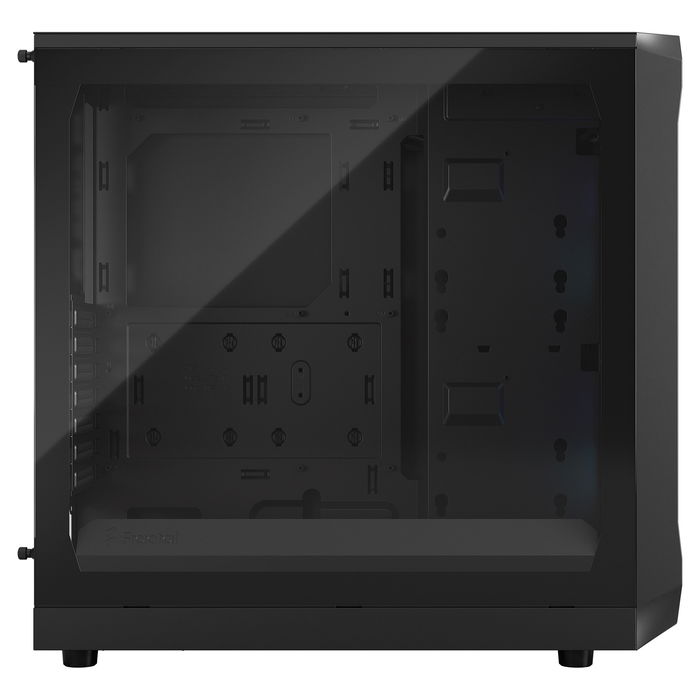 Fractal Design Focus 2 RGB Black Window - Caja de PC ATX/Micro-ATX/Mini-ITX con Ventana Lateral e Iluminación RGB