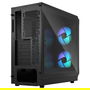 Fractal Design Focus 2 RGB Black Window - Caja de PC ATX/Micro-ATX/Mini-ITX con Ventana Lateral e Iluminación RGB