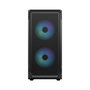 Fractal Design FD-C-FOC2A-03 Focus 2 Caja de PC Negra ATX, micro ATX, Mini-ITX con Ventana Lateral y Control RGB